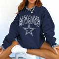 Dallas Cowboys V-neck Pullover Sweatshirt