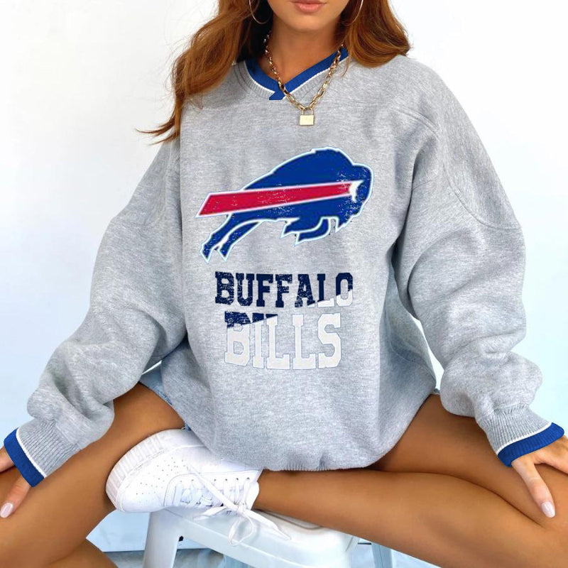 Buffalo Bills V-neck Pullover Sweatshirt