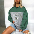 Green Bay Packers V-neck Pullover Sweatshirt