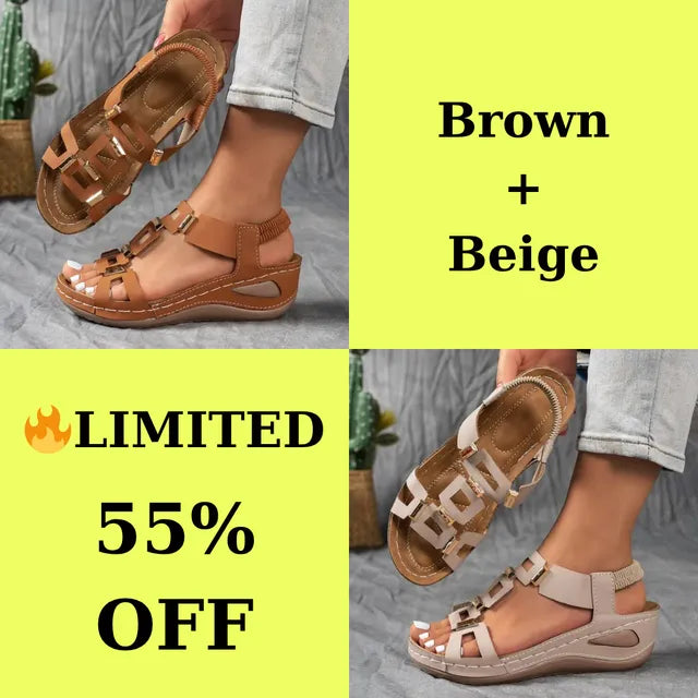 🔥2026 Summer Best Seller — Last Day Sale 50% OFF!🔥Women's Soft-Sole Orthopedic Sandals are here!