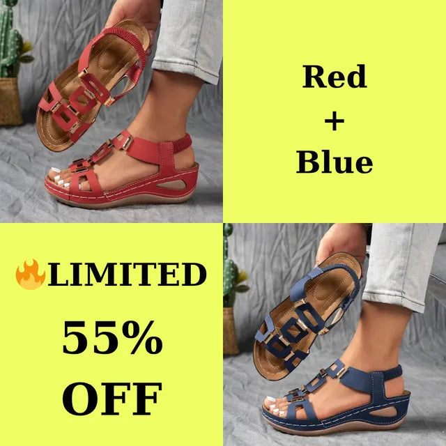 🔥2026 Summer Best Seller — Last Day Sale 50% OFF!🔥Women's Soft-Sole Orthopedic Sandals are here!