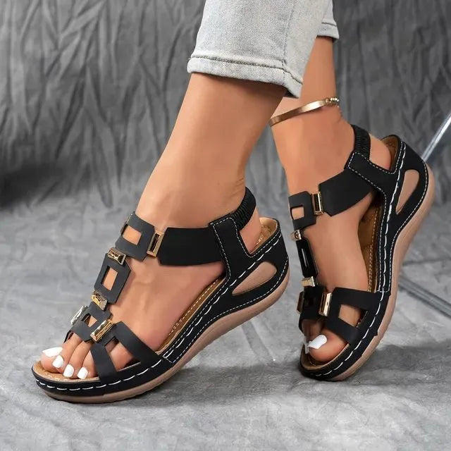 🔥2026 Summer Best Seller — Last Day Sale 50% OFF!🔥Women's Soft-Sole Orthopedic Sandals are here!
