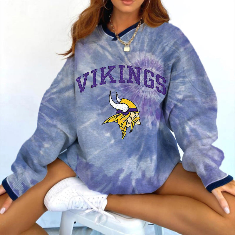 Minnesota Vikings V-neck Pullover Sweatshirt