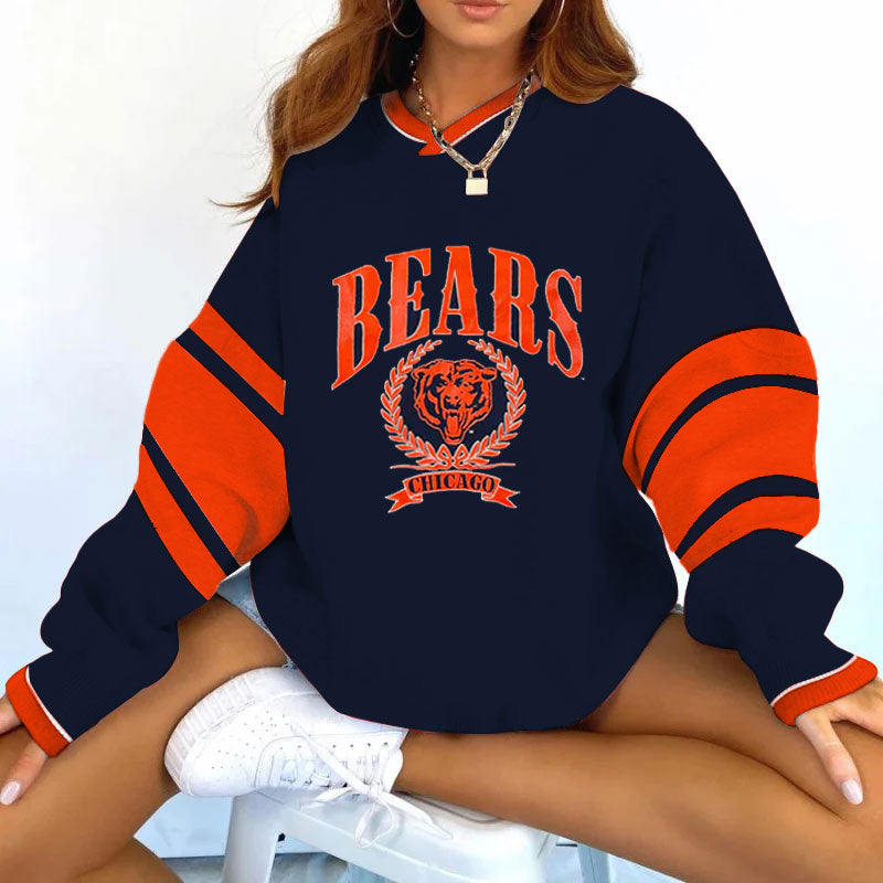 Chicago Bears V-neck Pullover Sweatshirt