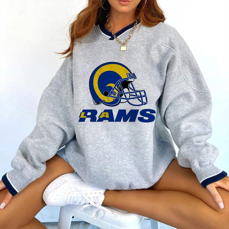 Los Angeles Rams V-neck Pullover Sweatshirt