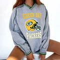 Green Bay Packers V-neck Pullover Sweatshirt