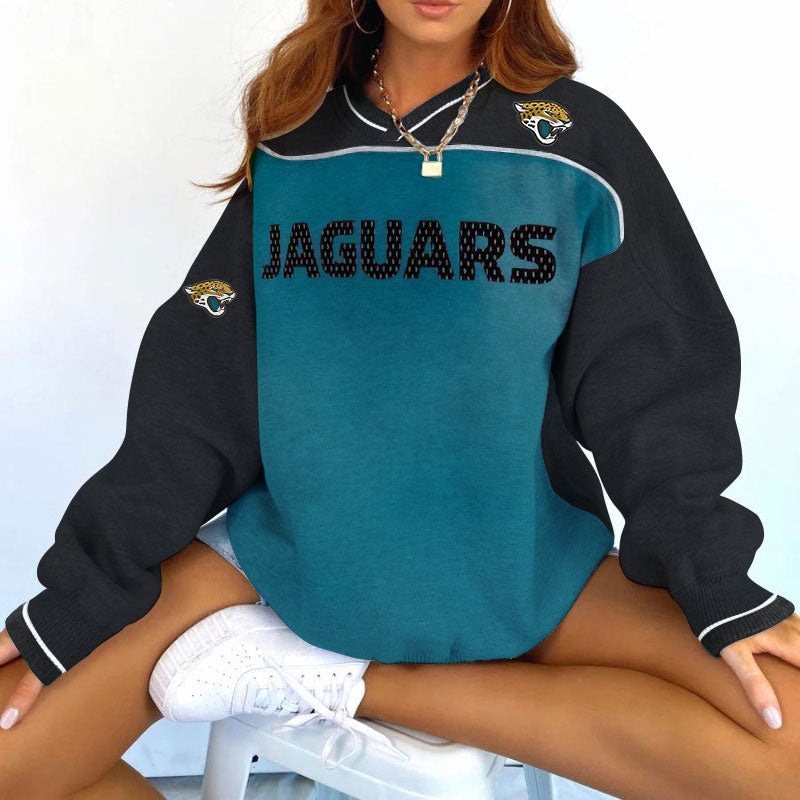 Jacksonville Jaguars V-neck Pullover Sweatshirt