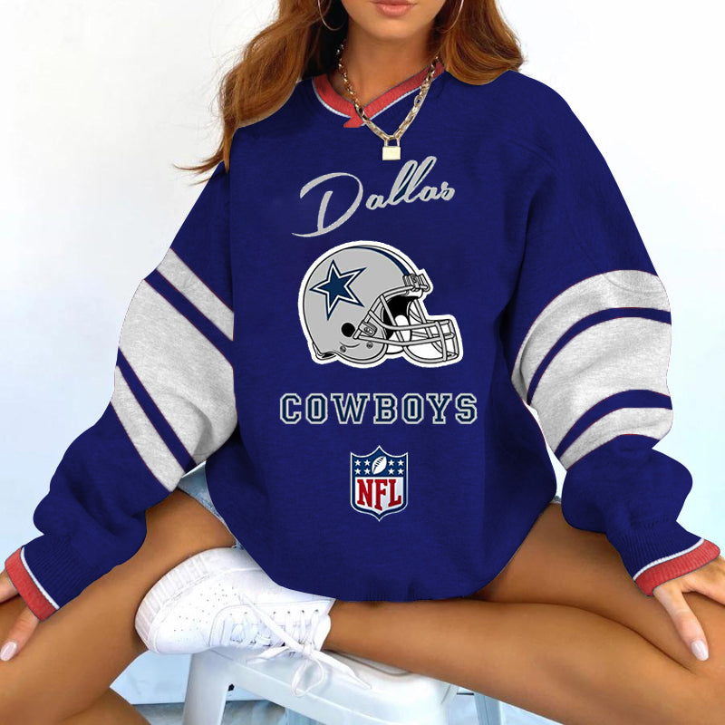 Dallas Cowboys V-neck Pullover Sweatshirt