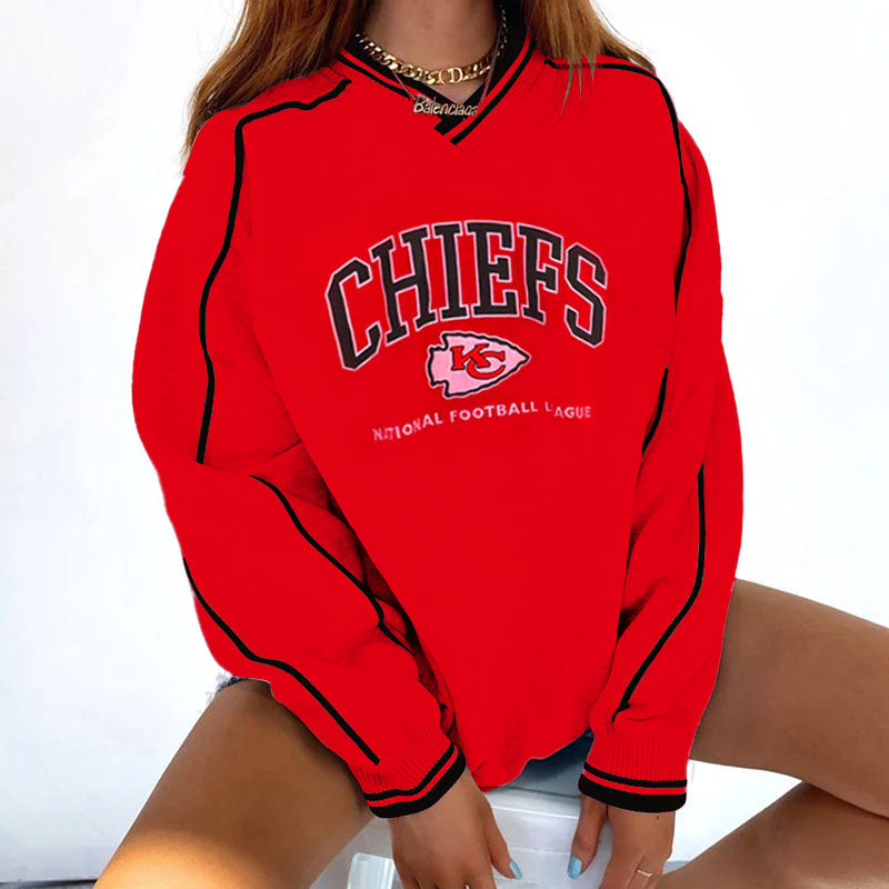 Kansas City V-neck Pullover Sweatshirt