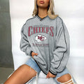 Kansas City Chiefs V-neck Pullover Sweatshirt