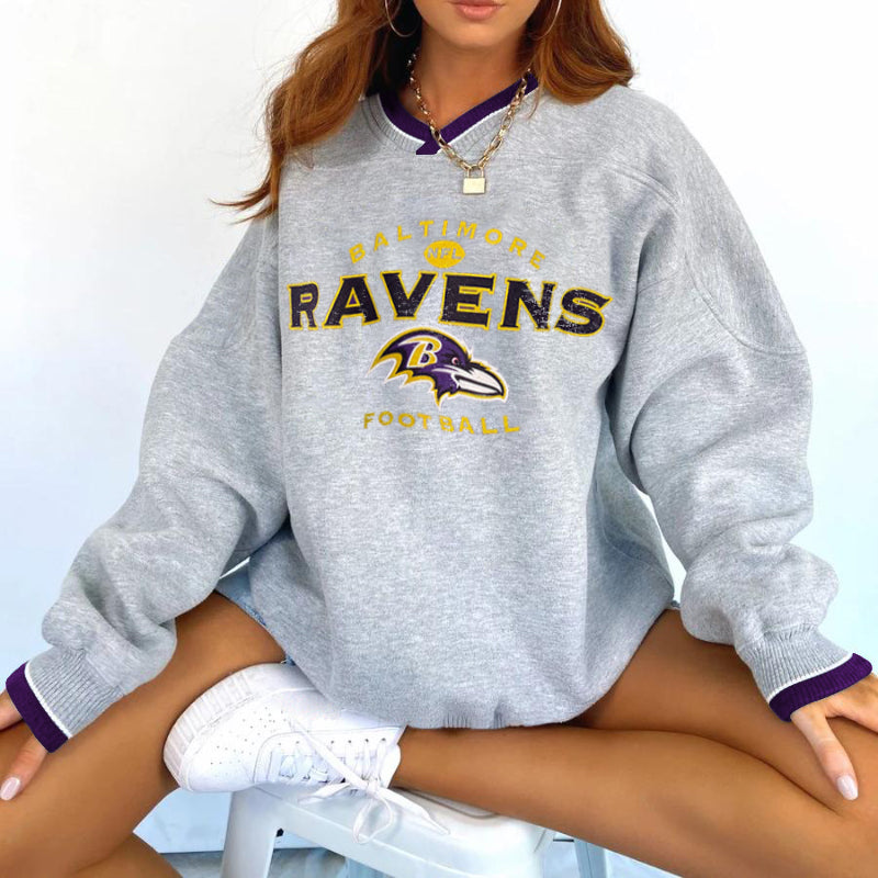 Baltimore Ravens V-neck Pullover Sweatshirt