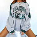 Philadelphia Eagles V-neck Pullover Sweatshirt