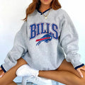 Buffalo Bills V-neck Pullover Sweatshirt