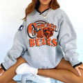 Chicago Bears V-neck Pullover Sweatshirt