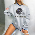 Baltimore Ravens V-neck Pullover Sweatshirt