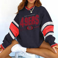 San Francisco 49ers V-neck Pullover Sweatshirt
