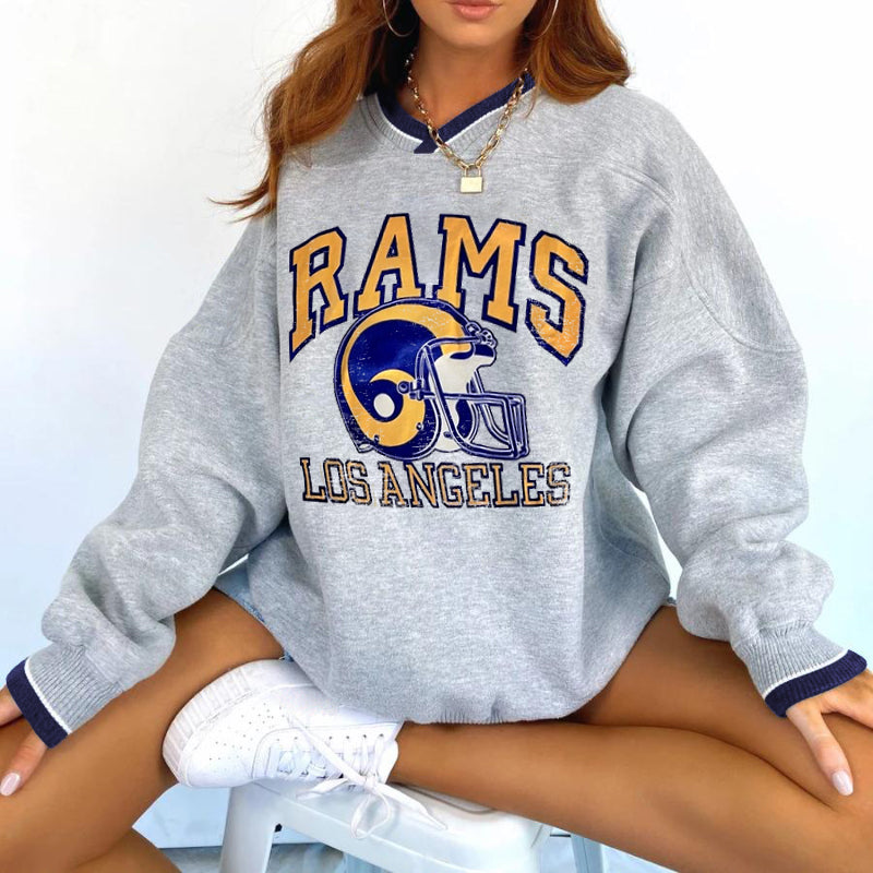 Los Angeles Rams V-neck Pullover Sweatshirt