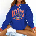 New York Giants V-neck Pullover Sweatshirt