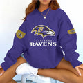 Baltimore Ravens V-neck Pullover Sweatshirt