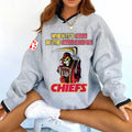 Kansas City Chiefs V-neck Pullover Sweatshirt
