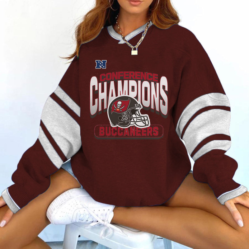 Tampa Bay Buccaneers V-neck Pullover Sweatshirt