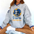 Los Angeles Rams V-neck Pullover Sweatshirt