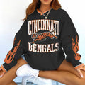 Cincinnati Bengals V-neck Pullover Sweatshirt