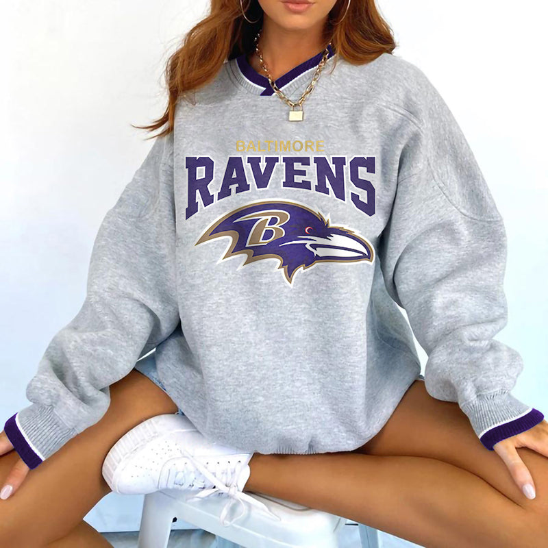 Baltimore Ravens V-neck Pullover Sweatshirt