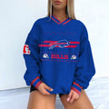 Buffalo Bills V-neck Pullover Sweatshirt