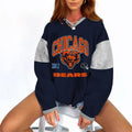 Chicago Bears V-neck Pullover Sweatshirt