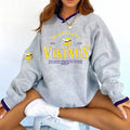 Minnesota Vikings V-neck Pullover Sweatshirt