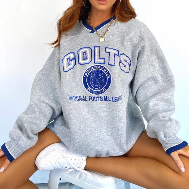 Indianapolis Colts V-neck Pullover Sweatshirt