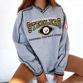 Pittsburgh Steelers V-neck Pullover Sweatshirt