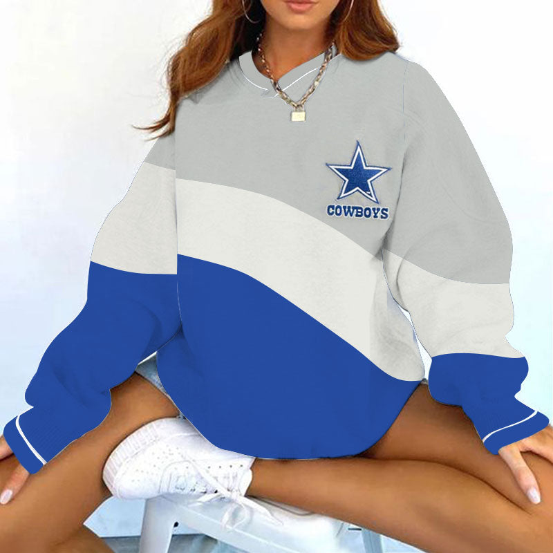 Dallas Cowboys V-neck Pullover Sweatshirt