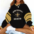 New Orleans Saints V-neck Pullover Sweatshirt
