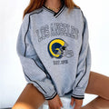 Los Angeles Rams V-neck Pullover Sweatshirt