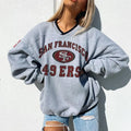 San Francisco 49ers V-neck Pullover Sweatshirt