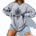 Dallas Cowboys V-neck Pullover Sweatshirt