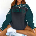 Philadelphia Eagles V-neck Pullover Sweatshirt