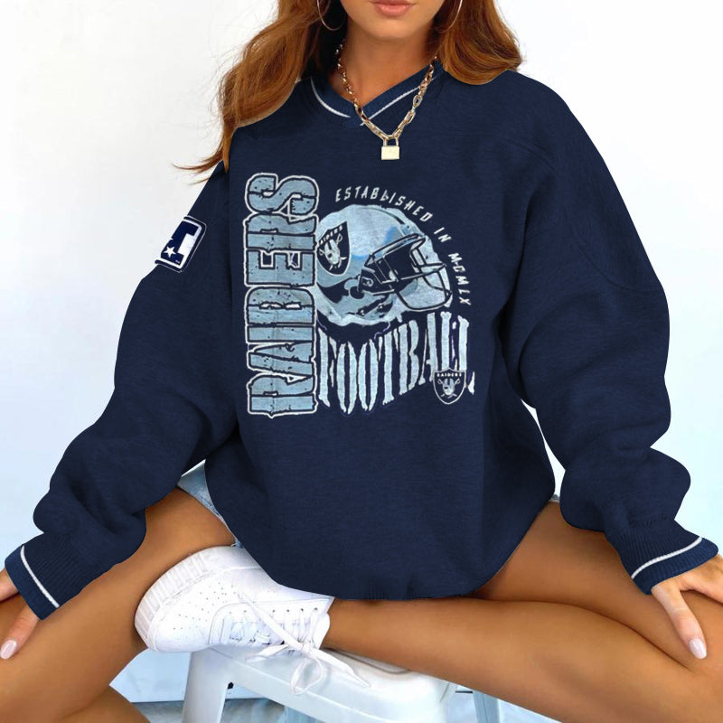 Las Vegas Raiders V-neck Pullover Sweatshirt