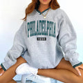 Philadelphia Eagles V-neck Pullover Sweatshirt