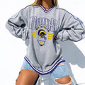 Los Angeles Rams V-neck Pullover Sweatshirt